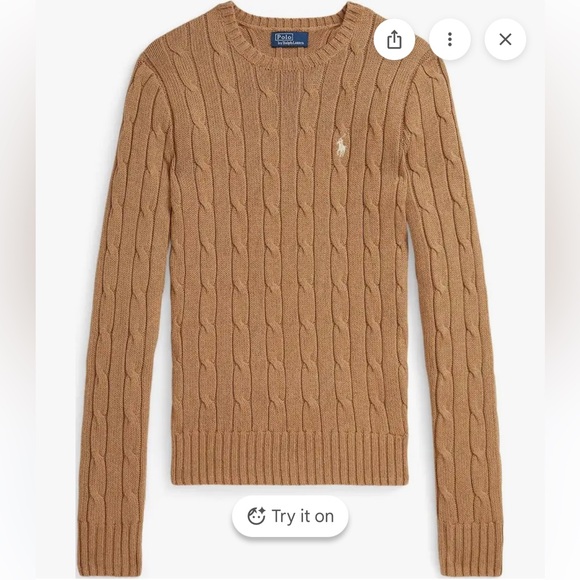 Polo Ralph Lauren Sweaters - Polo Ralph Lauren Women's Sweater in Tan